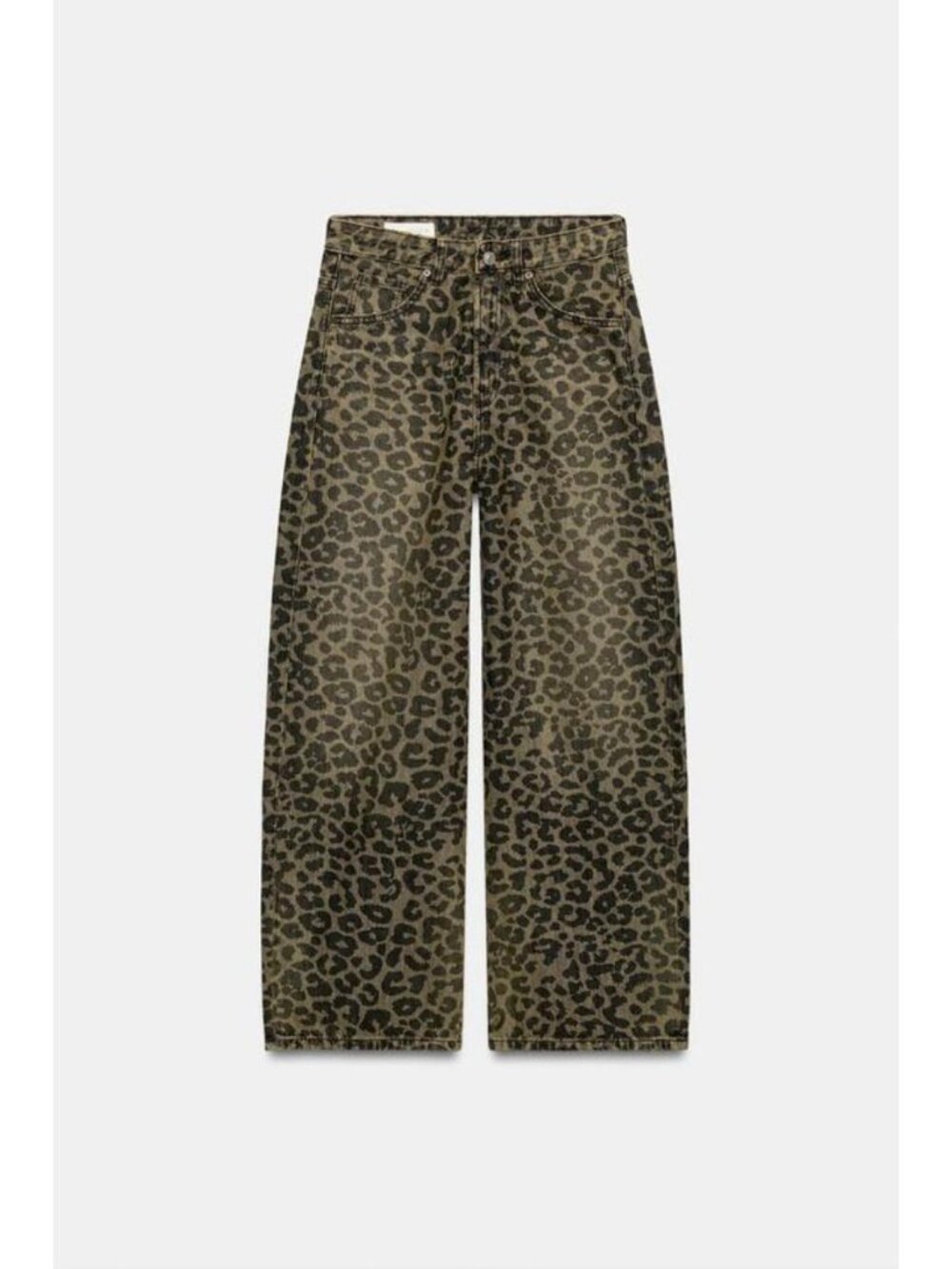 ZARA TRF BAGGY ANIMAL PRINT JEANS 4365/211/500 - Picture 1 of 5